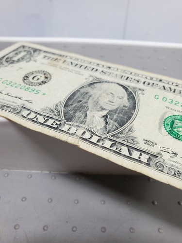 1 Dollar Star Note Serial G 03220895* 2009 Series $1 Bill Chicago, US Money - Picture 6 of 6