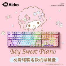 Akko My Melody 5108B RGB Hot Swap Mechanical Keyboard Game Wireless Keyboards 