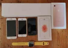 Apple Bundle - iPhone 4 SE 7 & Watch Series 5 Spares Repairs Only Some Boxes