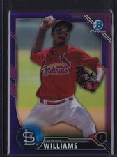 2016 BOWMAN CHROME DRAFT PURPLE REFRACTOR RONNIE WILLIAMS BDC-161 CARDINALS /250