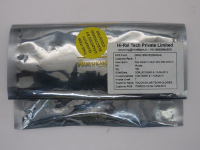 Murata GRM21BR61E226ME44L Ceramic Capacitor 22 µF, 25 V - NEW INBOX