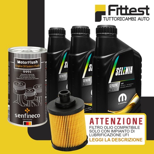 KIT FILTRI TAGLIANDO+OLIO SELENIA 5W40 FIAT PUNTO 1.3 MULTIJET - Foto 6