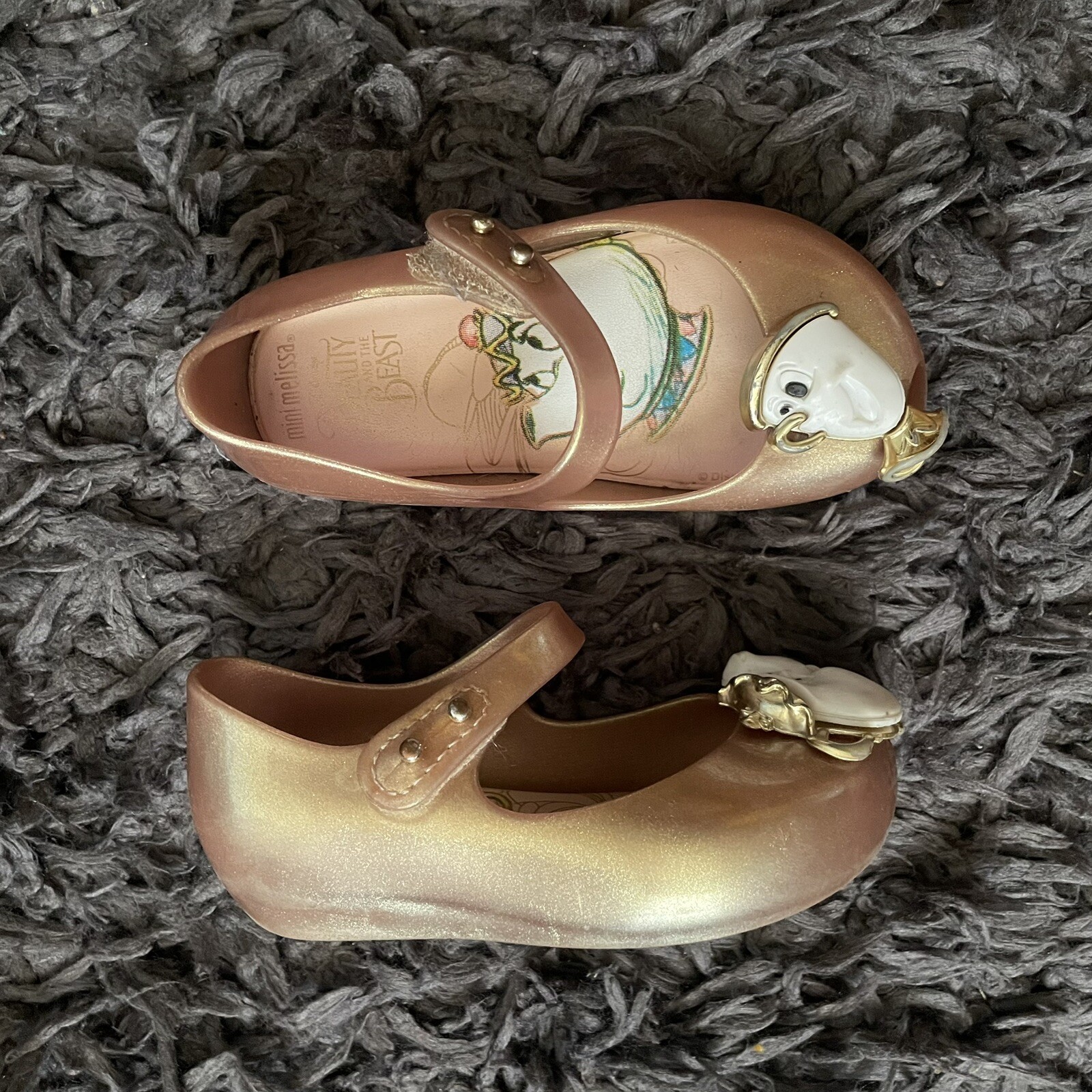 Lotto MINI MELISSA taglia 7 Disney bambine Minnie topo bella bestia Mary Jane