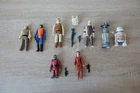 VINTAGE Star Wars 1977-1980 Lot 8 Action Figures 3.75" Weapon R5-D4 Leia 70s 80s