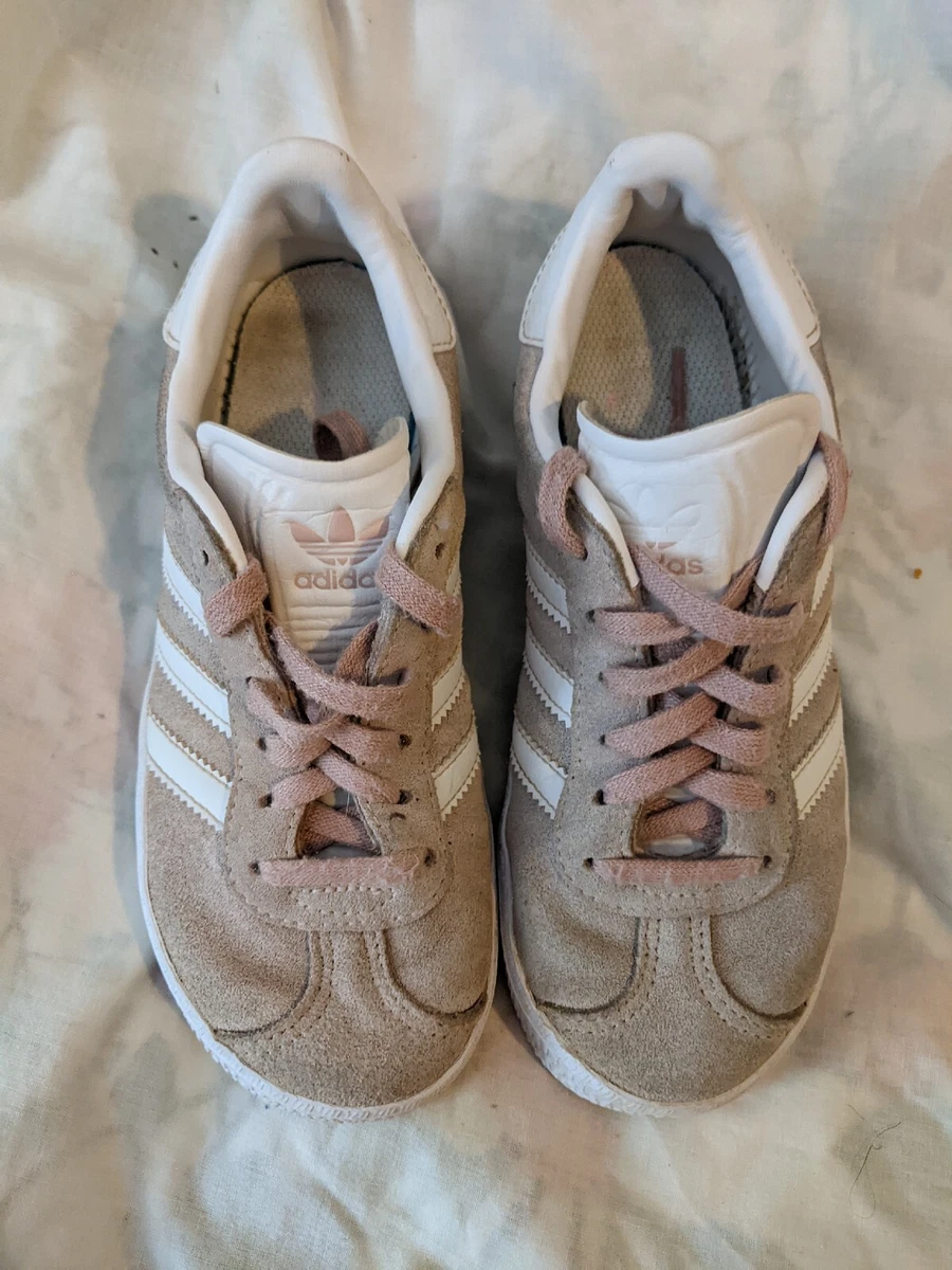 Adidas Ortholite Gazelle Pink Suede Trainers Size Uk 12.5 EUR 31