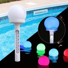 Swimline Hydrotools Solar LED Color Changing Floating Thermometer - 9255