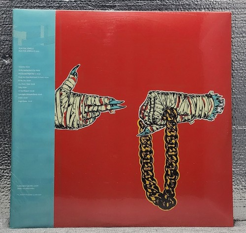 RUN THE JEWELS - RTJ2 Turntable Lab Exclusive Red/Blue Swirl Vinyl OBI TTL RTJ 2 - Picture 2 of 3