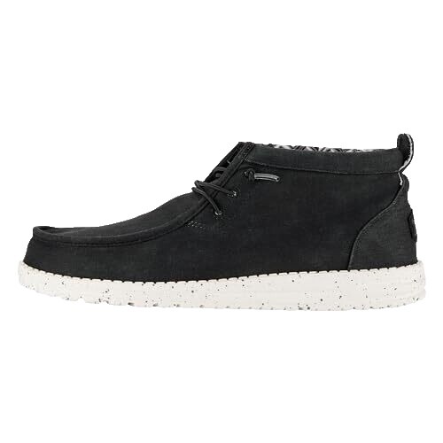 Hey Dude Shoes Mens 11 Wally Black Casual Slip On Mocs 