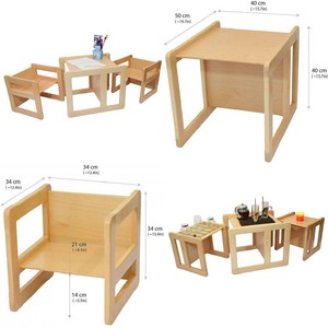 Details About Obique Ltd 3 In 1 Children S Multifunctional Montessori Furniture Set Of