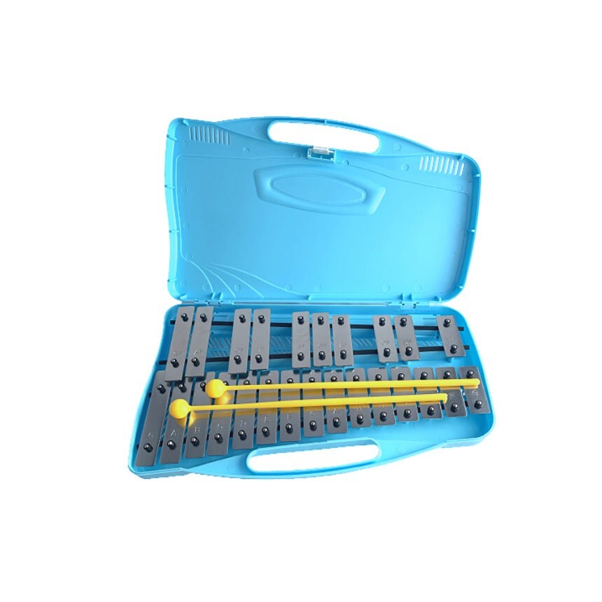 ANGEL AX25N2 GLOCKENSPIEL METALLOFONO CROMATICO 25 PIASTRE + BACCHETTE AG25N2