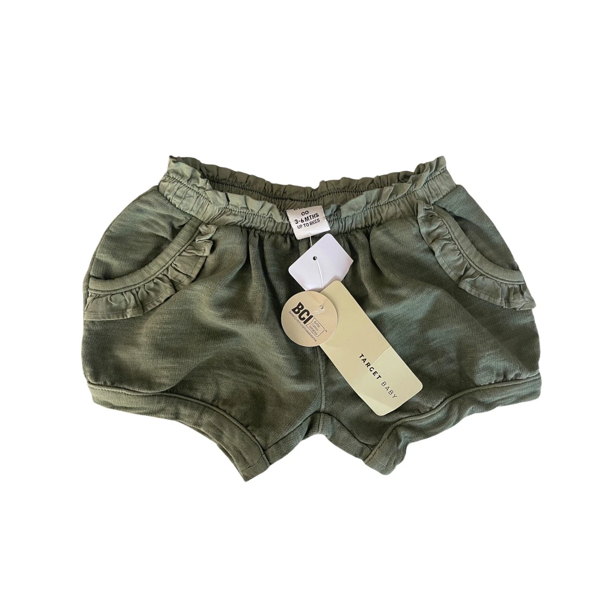 Baby girl khaki shorts clearance