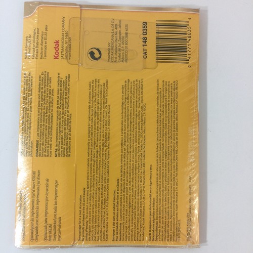 Kodak Photo Paper 4X6 20 Sheets Instant Dry Gloss Finish New - Picture 2 of 2