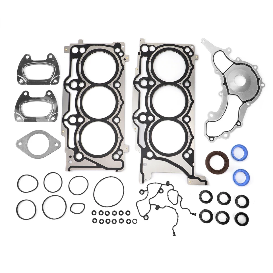 Juego de juntas de culata y válvulas de escape de admisión y pernos para Chrysler 200 300 11-16 3,6 L Foto 3 de 4