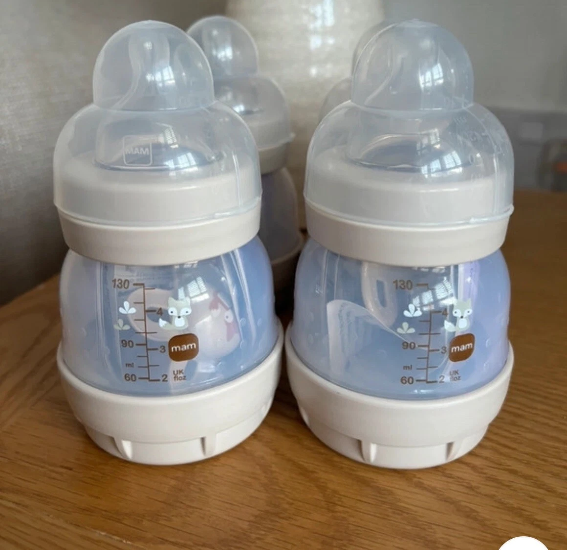 3xmam Bottles130 Ml With 3 Dummies