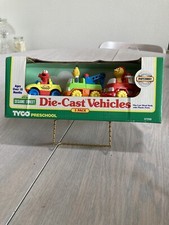 NEW 1997 37256 Tyco Preschool Sesame Street Vehicles. 9 Vehicles In 3 Boxes 