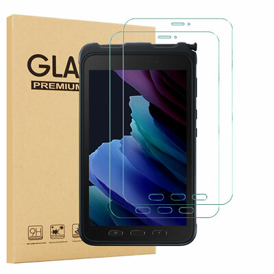 2 PCS Tempered Glass Screen Protector For Samsung Galaxy Tab Active3 8.0'' 2020