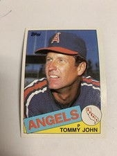 1985 Topps Tommy John California Angels 