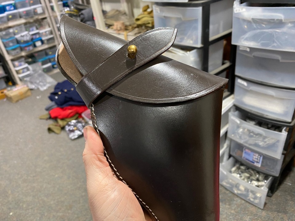 British WWI WWII .455 Webley Revolver Leather Holster