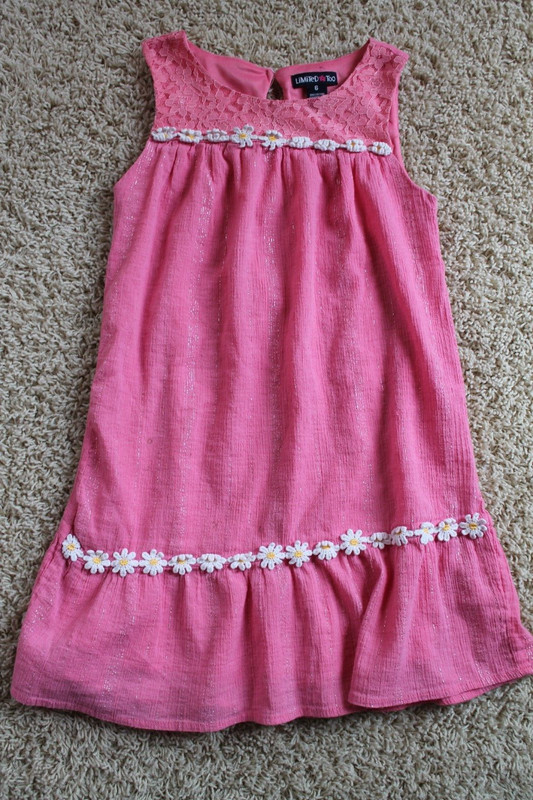 Girls Limited Too size 6 Pink Dress