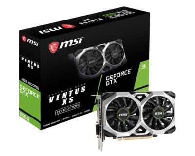 GEFORCE GTX 1650 GRAPHICS CARD VENTUS XS OC EDITION 
