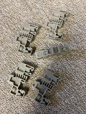 Lot Of 5-Phoenix Contact E-UK long, DIN rail term end clamp, screw-lock