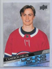 CAMERON HILLIS 2020-21 UD EXTENDED YOUNG GUNS SP RC/KIEKKO-ESPOO