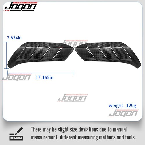 Cubierta de embellecedores de ventilación lateral de carbono mate para Ford Bronco 2021-2024 2025 Raptor - Imagen 2 de 11