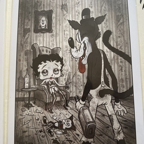 POP SURREALISMO LOWBROW ANIMACIÓN ARTE IMPRESIÓN POR FRANK FORTE Juego de impresión de bellas artes - Imagen 6 de 51