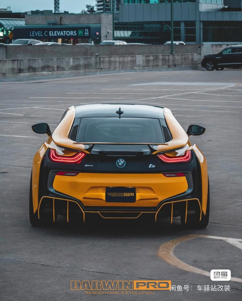 Gloss Black Rear Trunk Spoiler Wing GT Style Rear Lid Fits For BMW i8 2014-2018 - Image 3 of 3