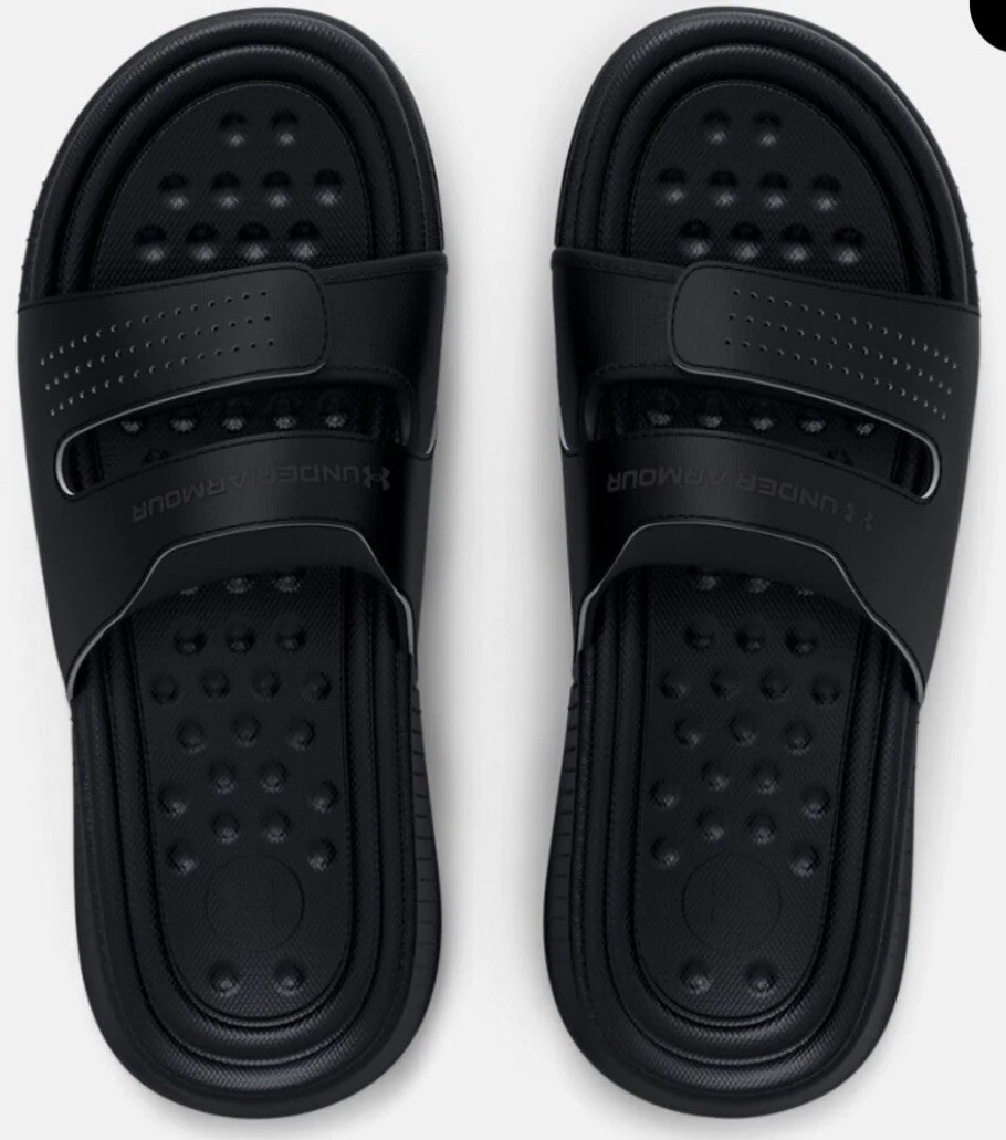 【UNDER ARMOUR】☆サンダル☆ Women's UA Ansa Studio Slides Under Armour Women's Ansa Studio Slide Sandal-Black-sz 7