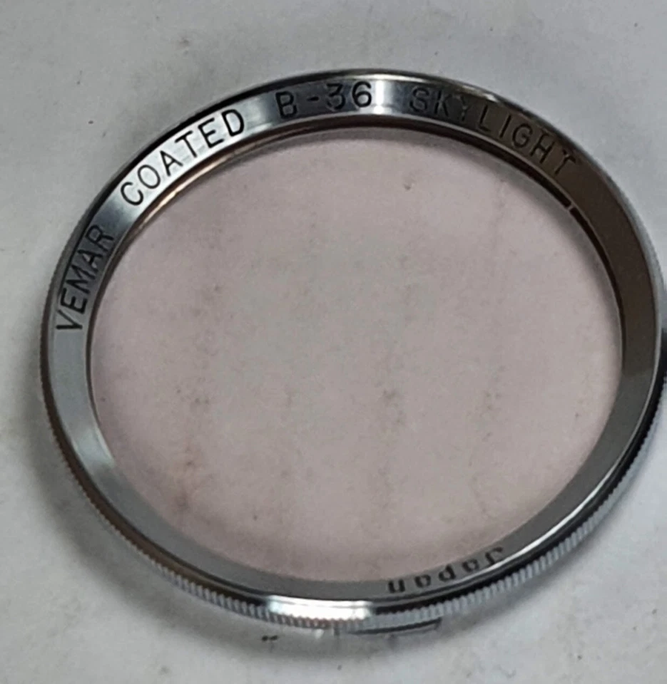 B-36 Bay II Skylight Glass Lens Filter Japan B 36 BAYONET For Rolleiflex Bay36 - Image 4 of 4