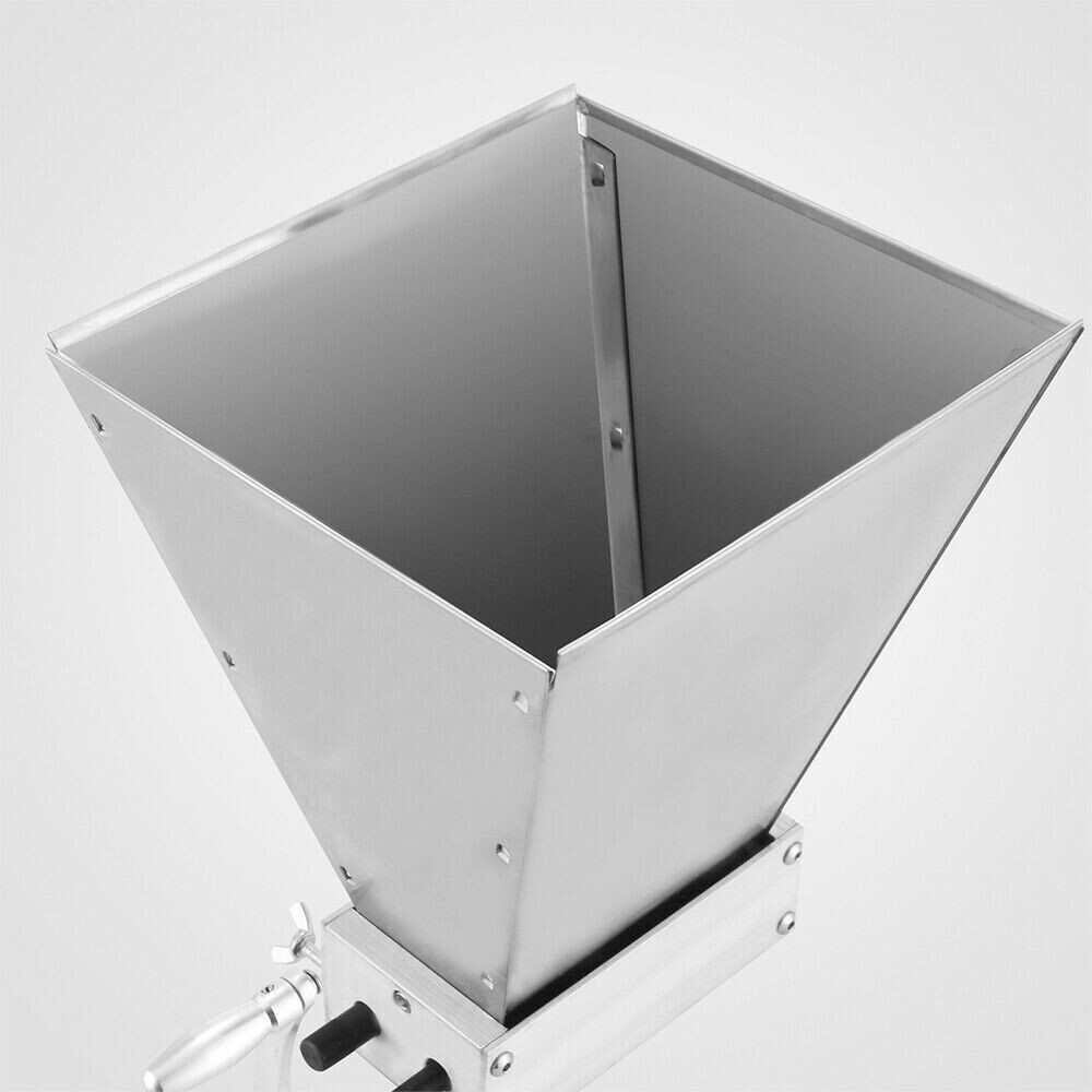 4L Manual Roller Grain Mill Adjustable Low Speed Drill Corn Crusher