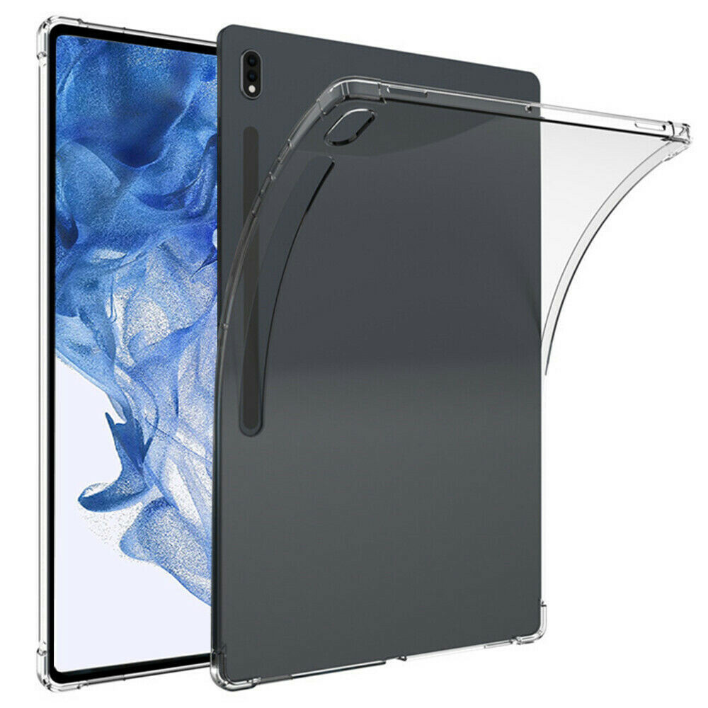 Clear Case Soft TPU Cover For Samsung Galaxy Tab S8 Plus/S8/S7
