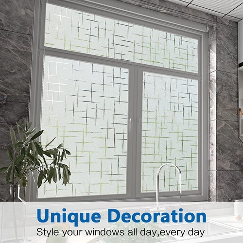 Privacy Frosted Window Film Static Cling Glass Sticker for Home DIY Decoration - Picture 18 of 24