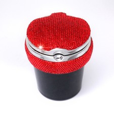 Random Car Ashtray Bling Rhinestones Cigarette Smokeless Cup Holder Fireproof
