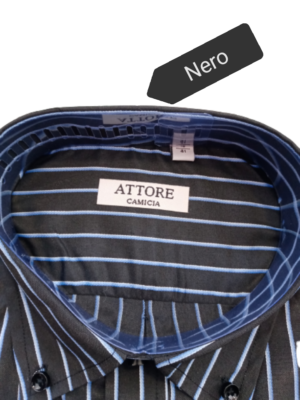 ATTORE CAMICIA UOMO MEZZA MANICA CORTA REGULAR FIT ESTIVA TASCHINO BOTTON DOWN