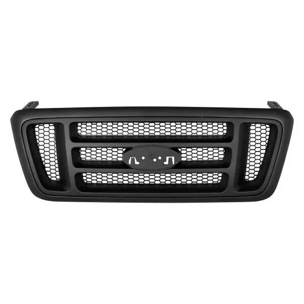 NEW FRONT GRILLE GRAY WITH BLACK INSERT PLASTIC FOR 2005-2008 FORD F-150 PICKUP Foto 2 de 4