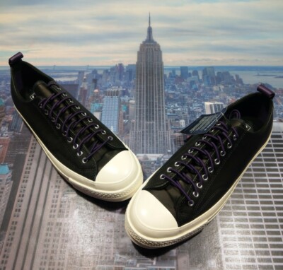 Converse Chuck 70 Ox Low Top Black/Grand Purple-Egret Mens Size 166134c  New