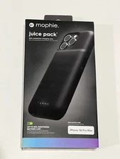 GENUINE mophie Juice Pack Battery Case for Apple iPhone 16 Pro Max - Black