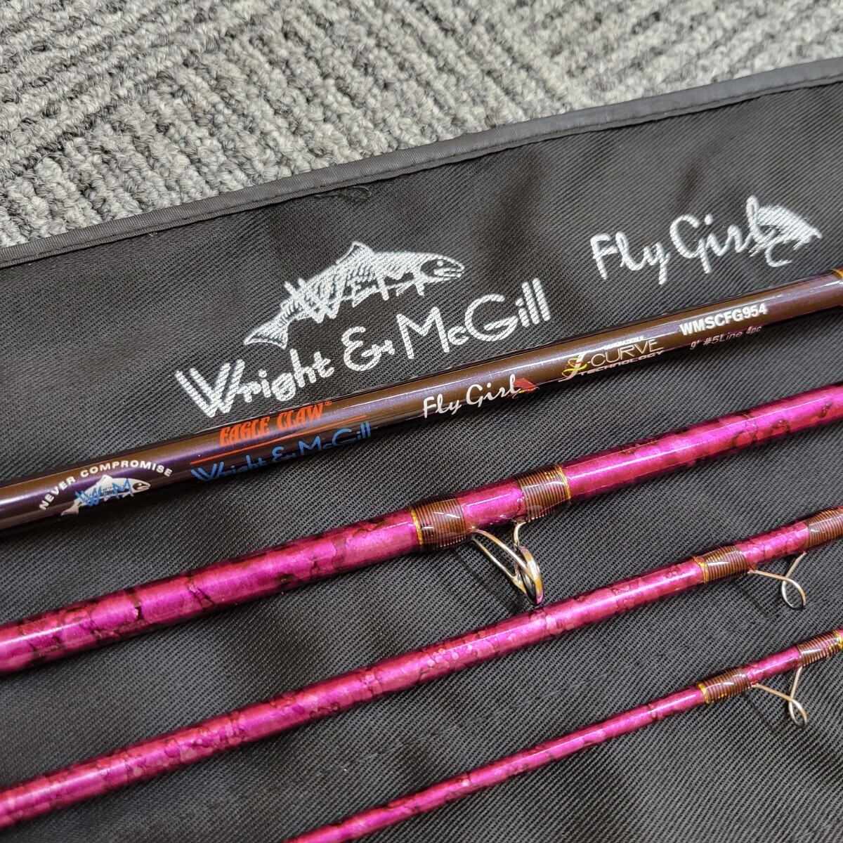 Wright&McGill Fly Rod FlyGirl WMSCFG954 #5 9ft 4 pieces Fly Wright&McGill Fly Rod FlyGirl WMSCFG954 #5 9ft 4 pieces Fly