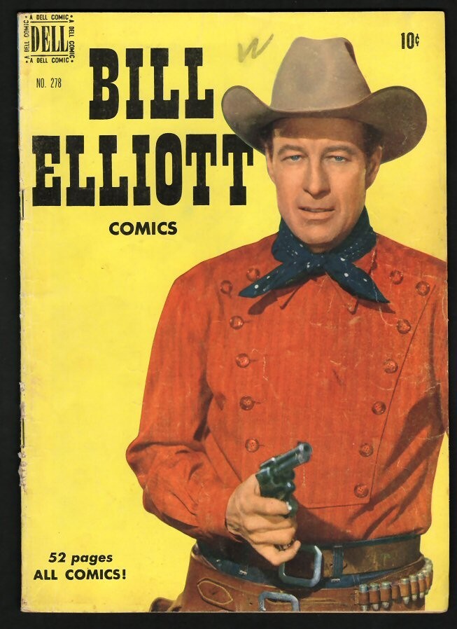 1950 #1  (278) WILD BILL ELLIOTT-- DELL... COMIC BOOK....VG
