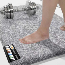 Bathroom Rugs Non Slip Washable 24X17, Ultra Soft Absorbent Microfiber Bath Mat,