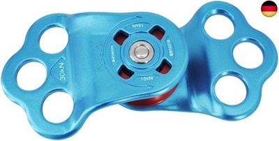Climbing Pulley | 3,7 Zoll Rope Ascender 30 kN Aluminium Legierung | Heavy Duty