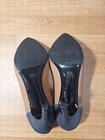 Lanvin Italy Two-Tone Pointed Toe High Heels Pumps Women’s Size 39 Brown/Gray — photo 3