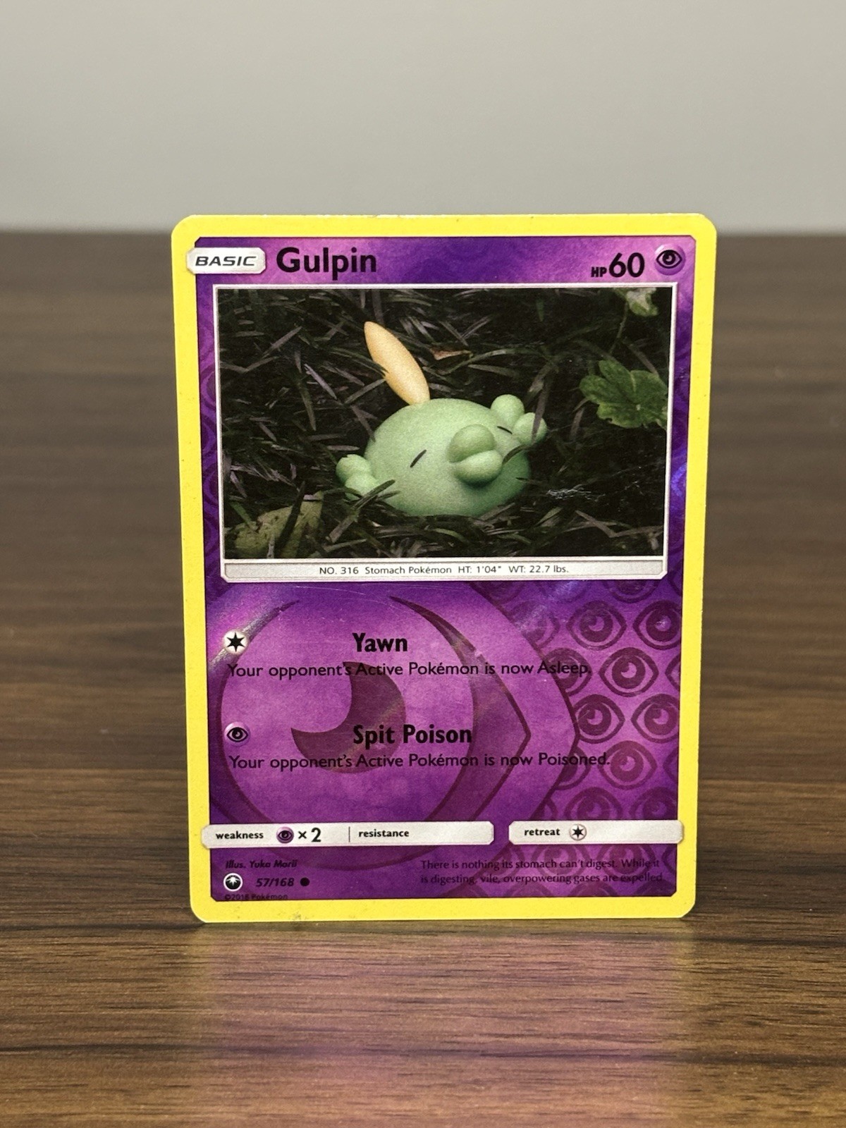 Gulpin 57/168 Celestial Storm Reverse Holo Pokemon Card