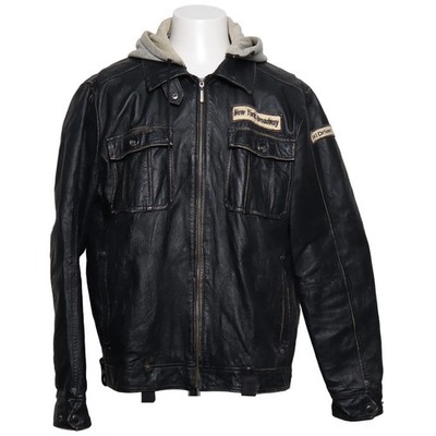 Authentic Clothing Company, Lederjacke, Herren, Größe: 54, Schwarz #rPK