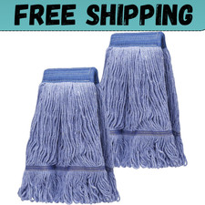 2 Pack Mop Head Replacement, Cleaning Heavy Duty Mop Head Commercial Replacement