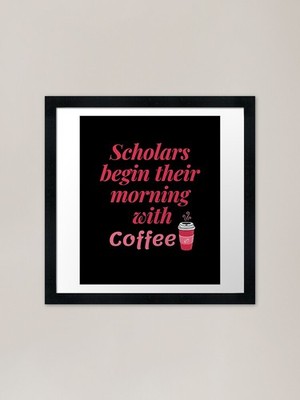 Research scholar researcher - docto Framed Wall Art Poster Canvas Print Picture