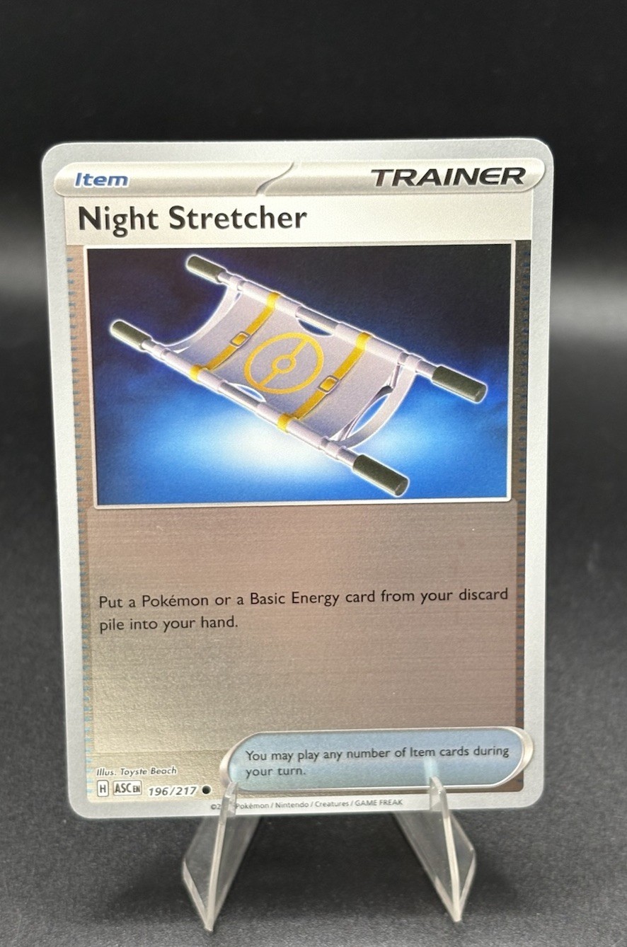 Night Stretcher 196/217 Pokémon TCG Me: Ascended Heroes Reverse Holo NM/M