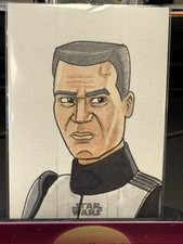 Topps Star Wars Galaxy Sketch Imperial Commander Cody di Emre Varlibas 1/1
